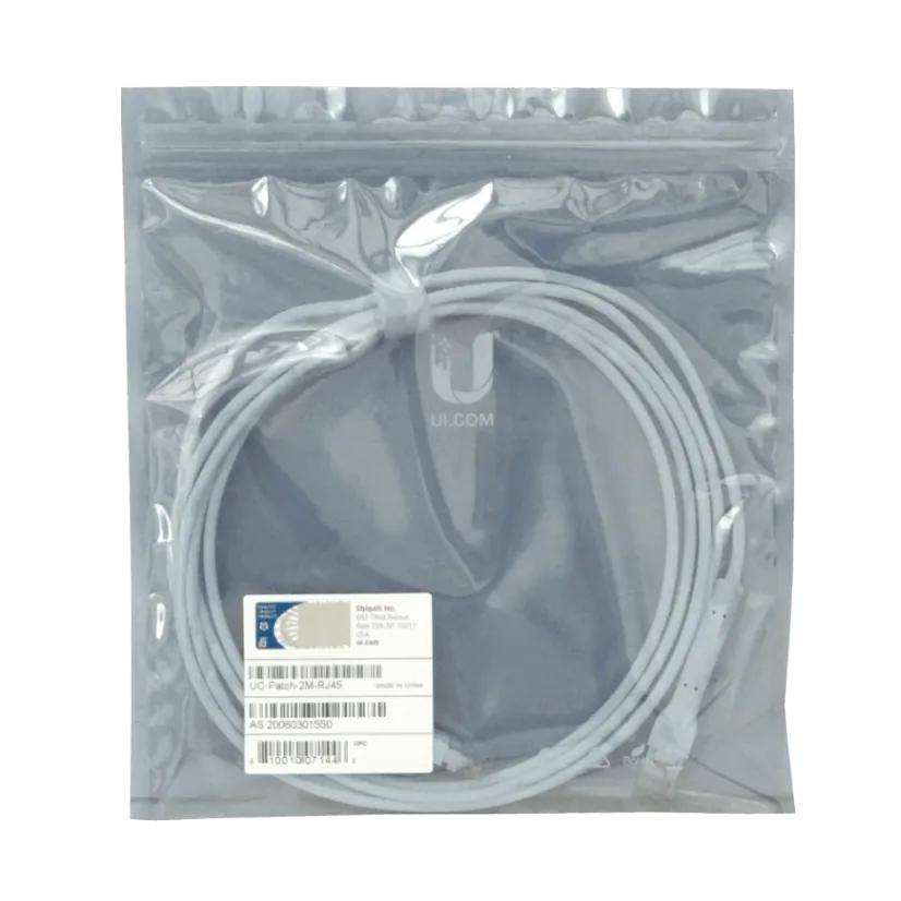Cable Patch Cat6 Ubiquiti RJ45 Blanco 2m 3