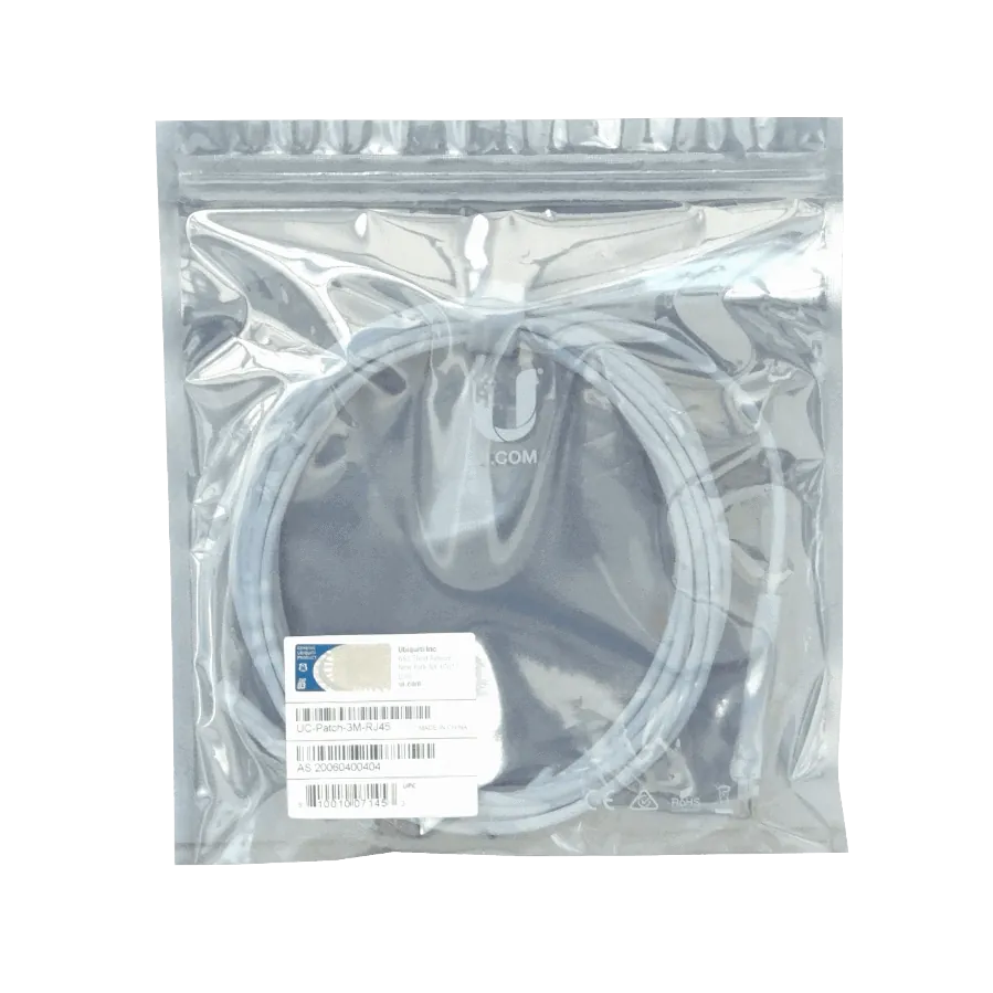 Cable Patch Cat6 Ubiquiti RJ45 Blanco 3m 3