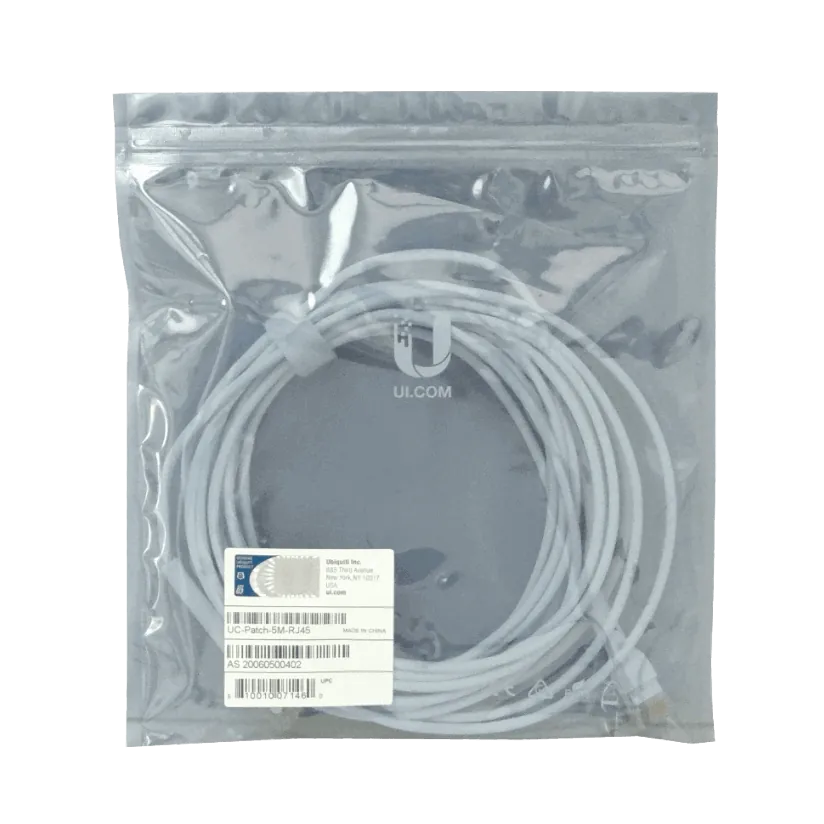 Cable Patch Cat6 Ubiquiti RJ45 Blanco 5m 3