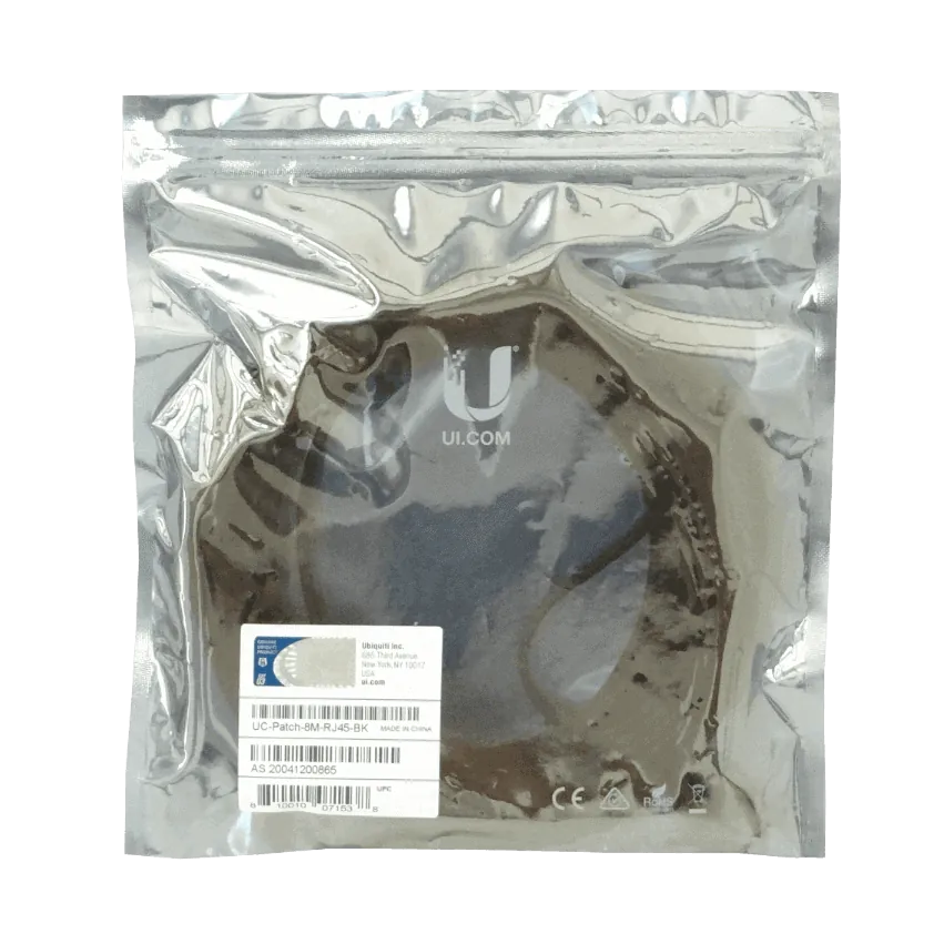 Cable Patch Cat6 Ubiquiti RJ45 Negro 8m   3
