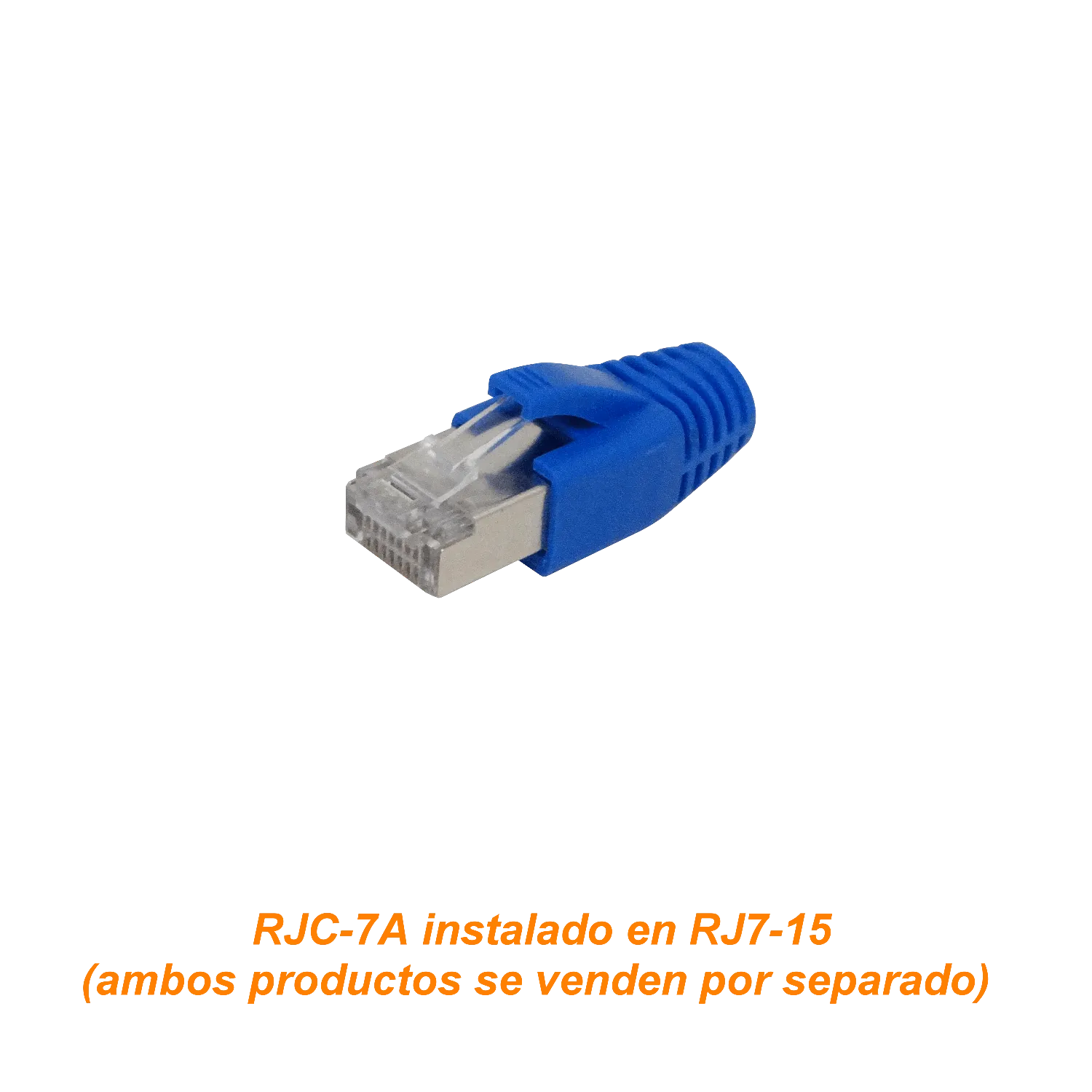Capuchones Azul RJ45 CAT7 8.5mm Bolsa 50 Unidades 3