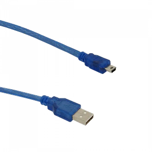 Cable USB A-Macho 5pin-Mini-Macho 0,25mt 25cm