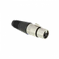 Conector XLR 3-Pin Hembra, Soldable, DMX - Miniatura 2