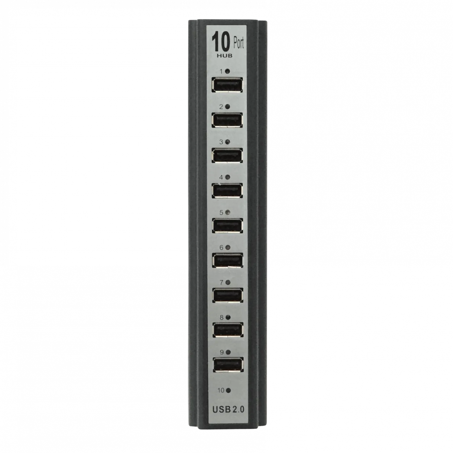 HUB 10-USB2.0 Cargador-2A inc-5VDC/10W 3