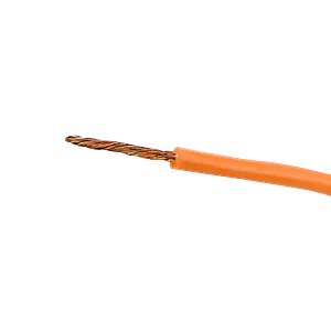 Cable Conductor Naranjo 1x26AWG Cobre 0,13mm² Aislado PVC 100m