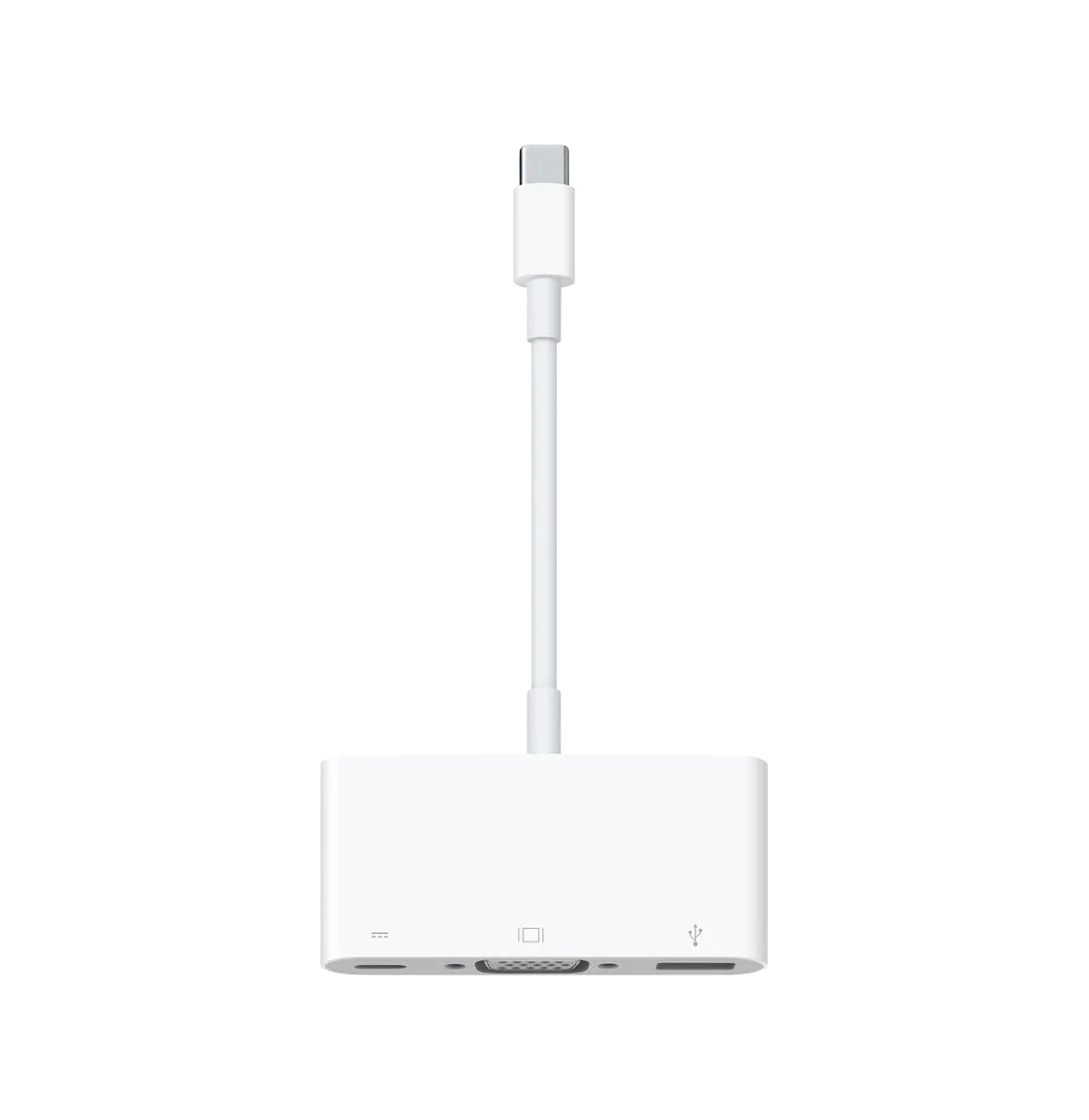 Adaptador Apple Original USB-C a VGA hembra y USB-A modelo A1620 multipuerto 1