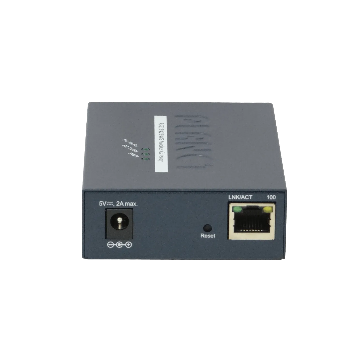 Transceptor Modbus RS232/422/485, 2 DB9, Ethernet 5VDC, PLANET MG-120 1