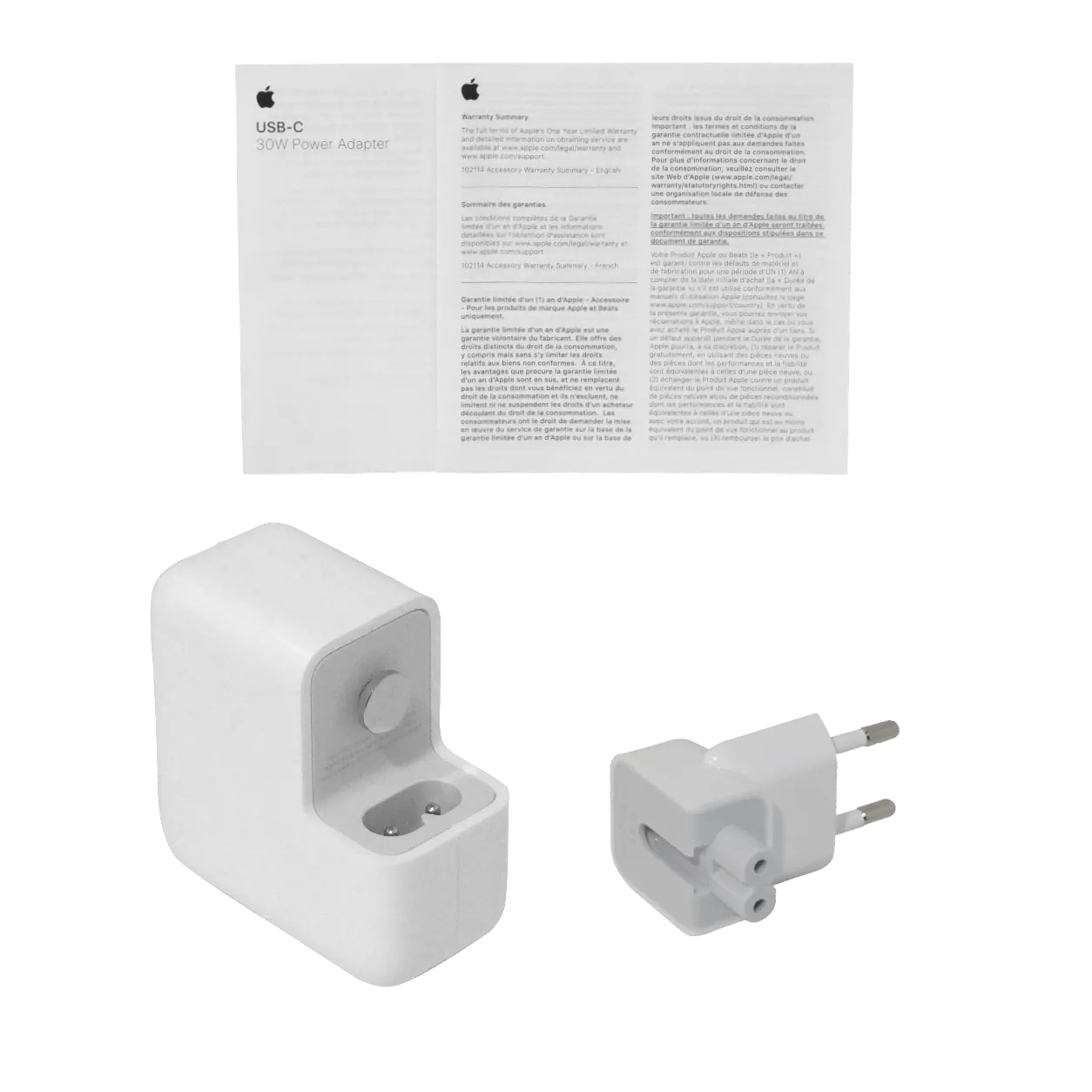 Cargador Original Apple USB C 30W MR2A2ZM/A A1882 5