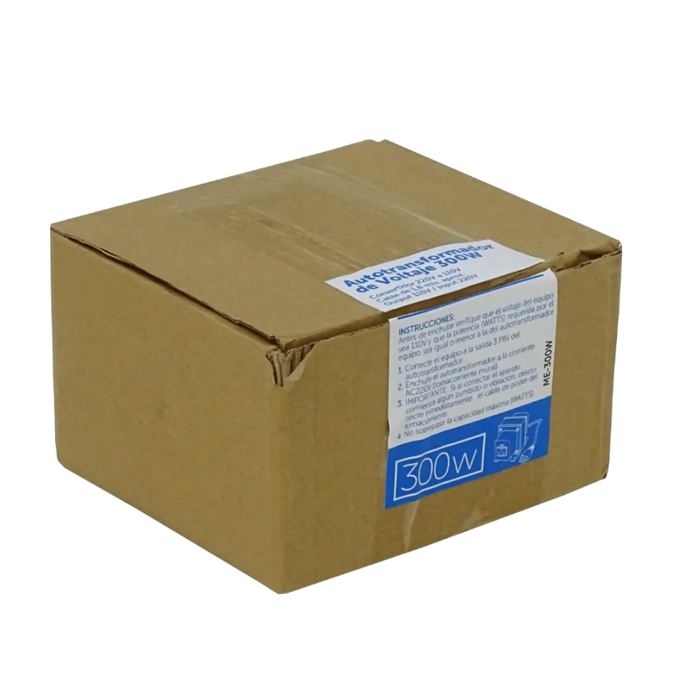 Trasformador 300W MACROTEL, 110V-220VAC, Fusible-5A, Trafo 5