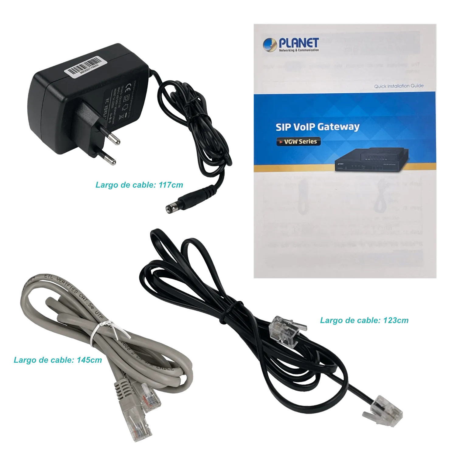 PLANET Router VoIP 8-FXS-RJ11-H 3-100 1-WAN genera 8linea telef analog 5