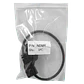C20-Macho I-Hembra Cable Poder Negro 0,5mt Type-I=Argentina/Australia - Miniatura 3