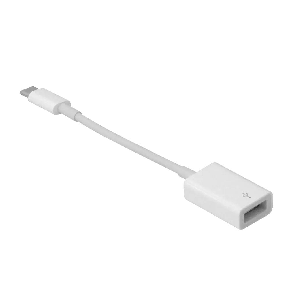 Cable Apple Original USB-C a USB-A hembra 8cm corto modelo A1632 para adaptacion 1