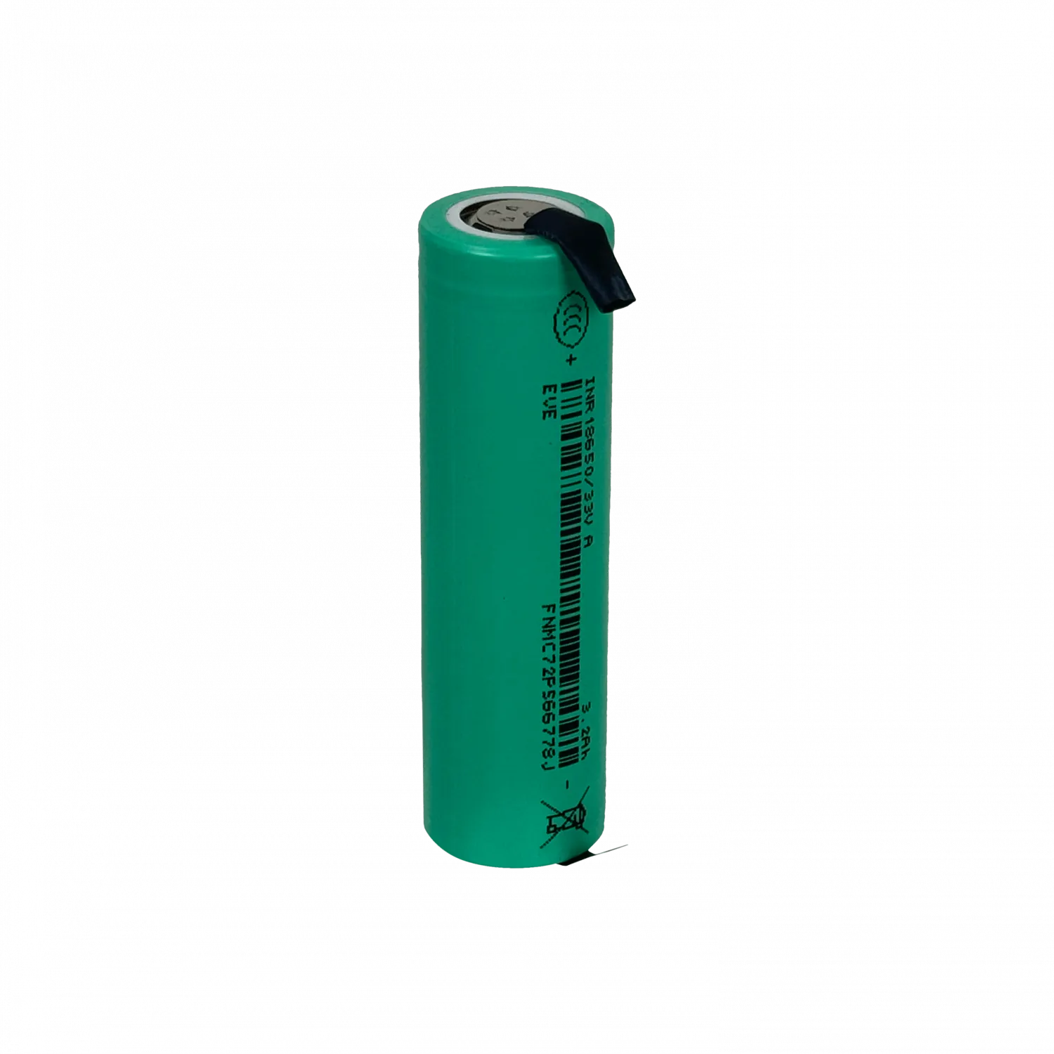 Batería de Litio Recargable 3.7V, 3200mAh, Li-ion, Soldable, 11.84Wh 3
