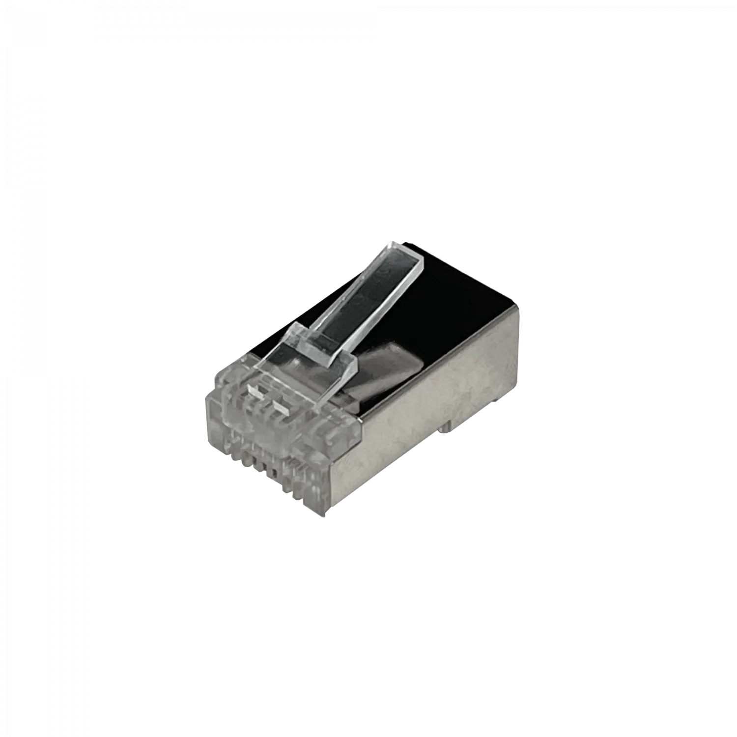 Pack 50 Conectores RJ45 Macho Metálicos Cat6 FTP/STP Unifilar 6
