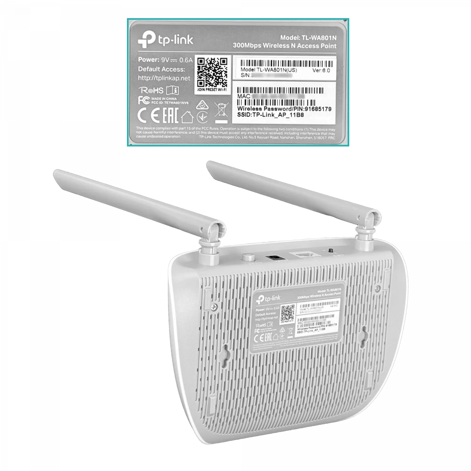 Punto de acceso TP-Link TL-WA801N Wi-Fi N300 con modo repetidor y cliente 2