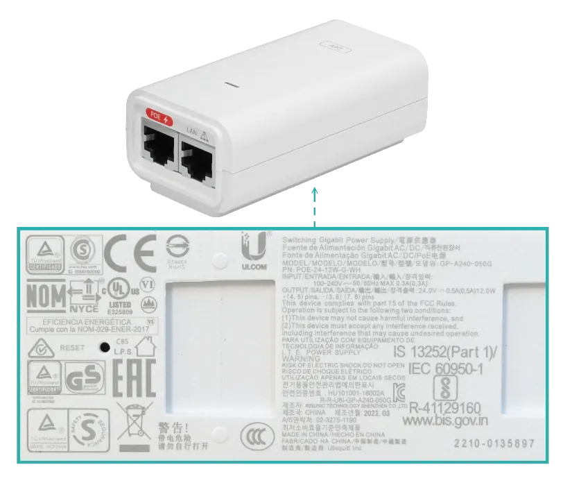 Estación Inalámbrica Exterior Largo Alcance, 5GHz, 450 Mbps y más de 30 km, Ubiquiti LiteBeam 5AC XR 4