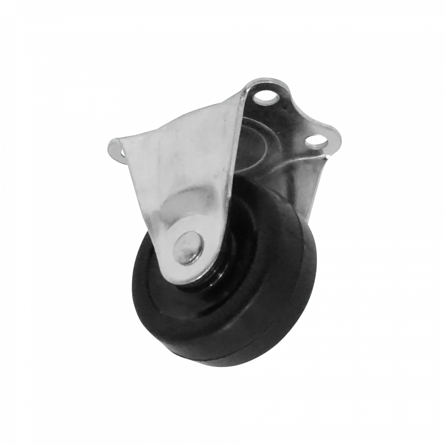 Rueda 2-pulgadas Fija Negra Soporta-25Kg 40x57,5x66mm 2
