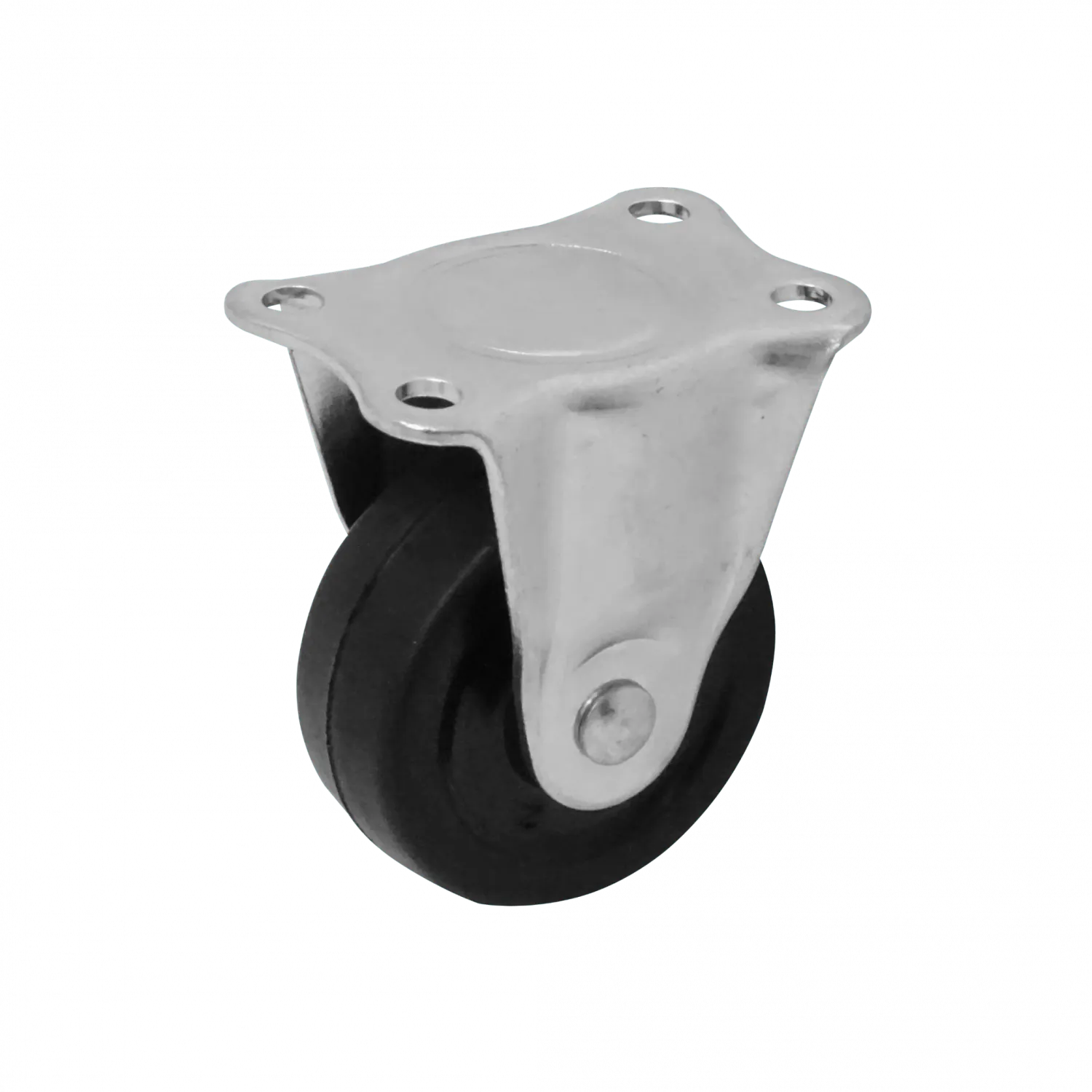 Rueda 2-pulgadas Fija Negra Soporta-25Kg 40x57,5x66mm 3
