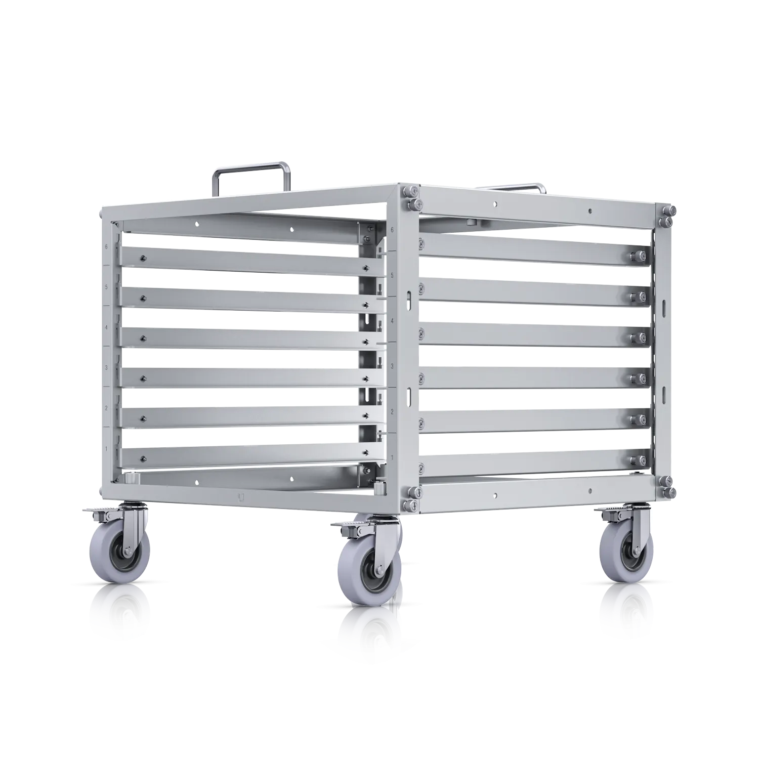 Bastidor Rack Ubiquiti URACK - 6U, Armable, con Ruedas y Patch 24xKeystone 4