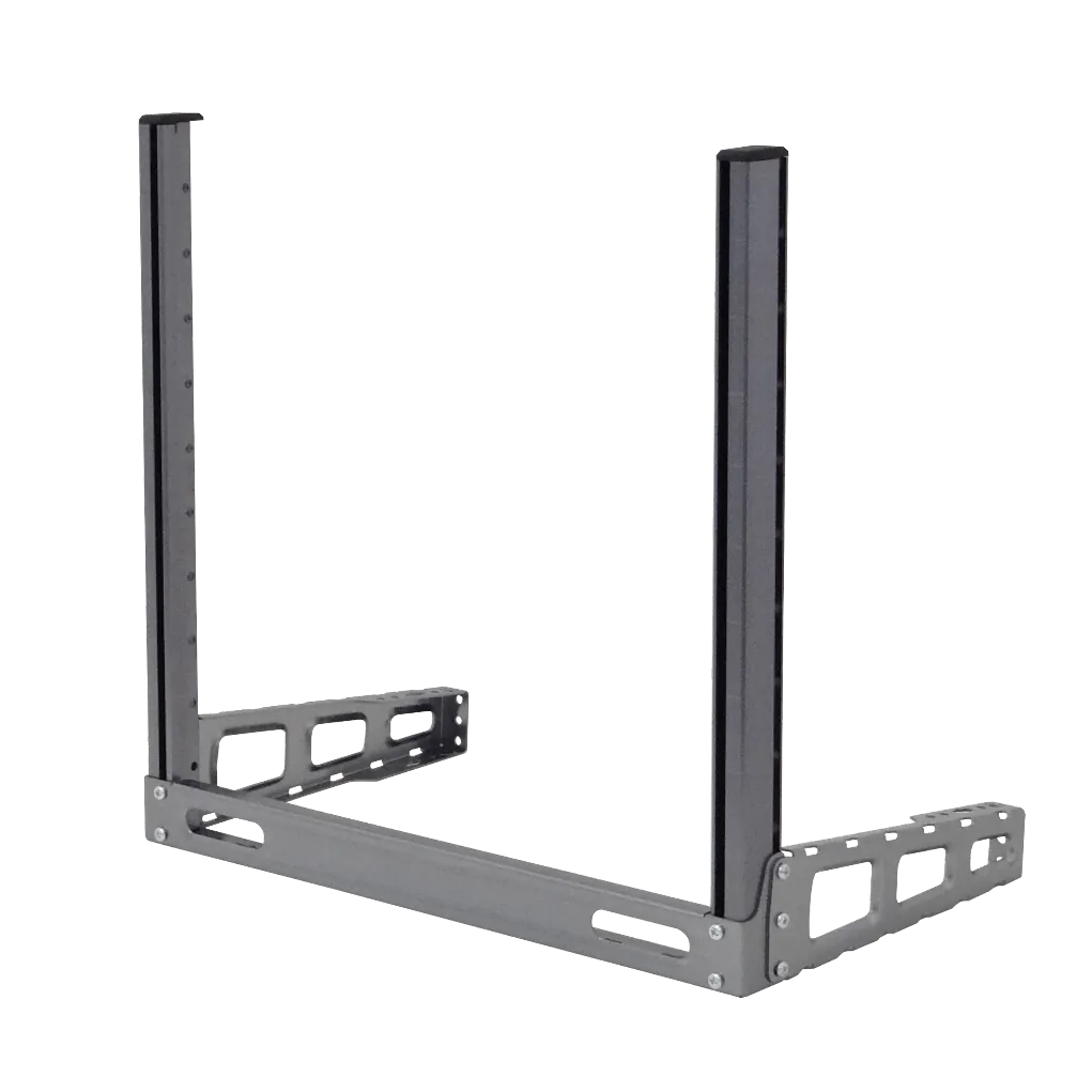 MIKROTIK Bastidor Simple Negro 2-Pilares 507mm-Altura Desarmado SR-10U 1