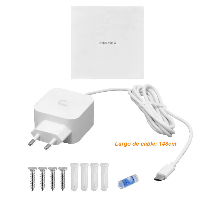 CPE con WiFi 6, 5 Gbps, 4 Puertos Ethernet, Ubiquiti UFiber WiFi 6 GPON ONU 3