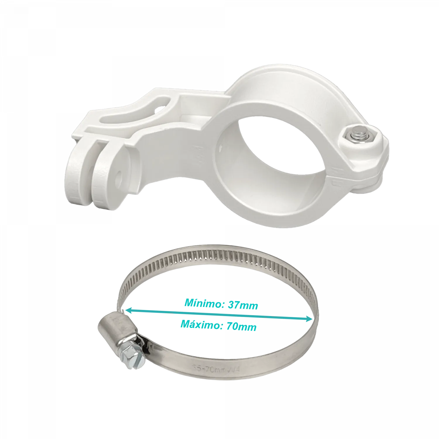 Adaptador de Montaje en Poste MikroTik quickMOUNT Pro LDF para Antenas LDF 4