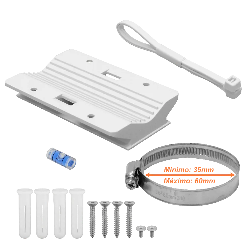 UBIQUITI UFiber NAP p/UF-LOCO UF-NANO UF-AE incl montaje poste 35-60mm 6