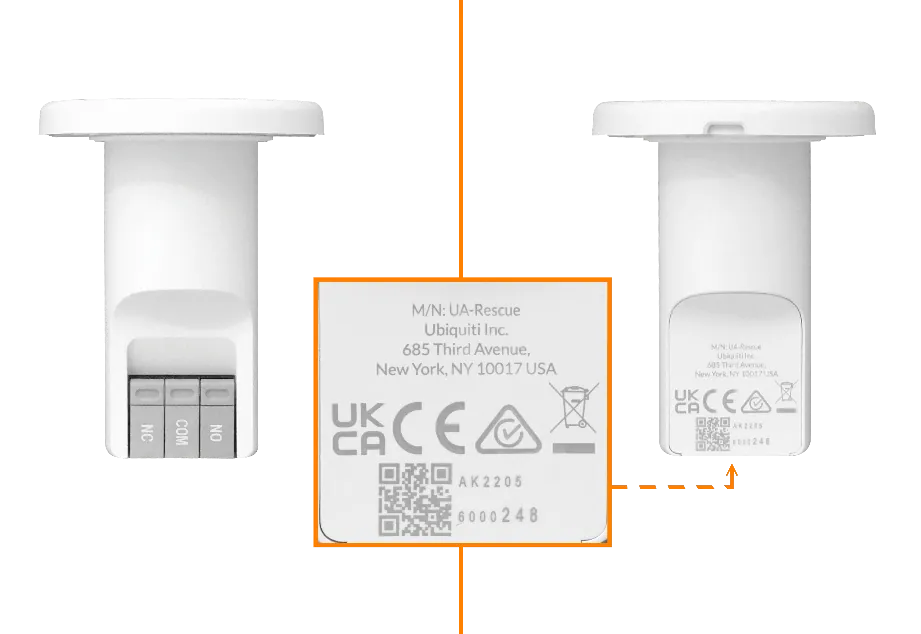 Anulación de Emergencia para UniFi Access Hub, Ubiquiti Access Rescue KeySwitch 6