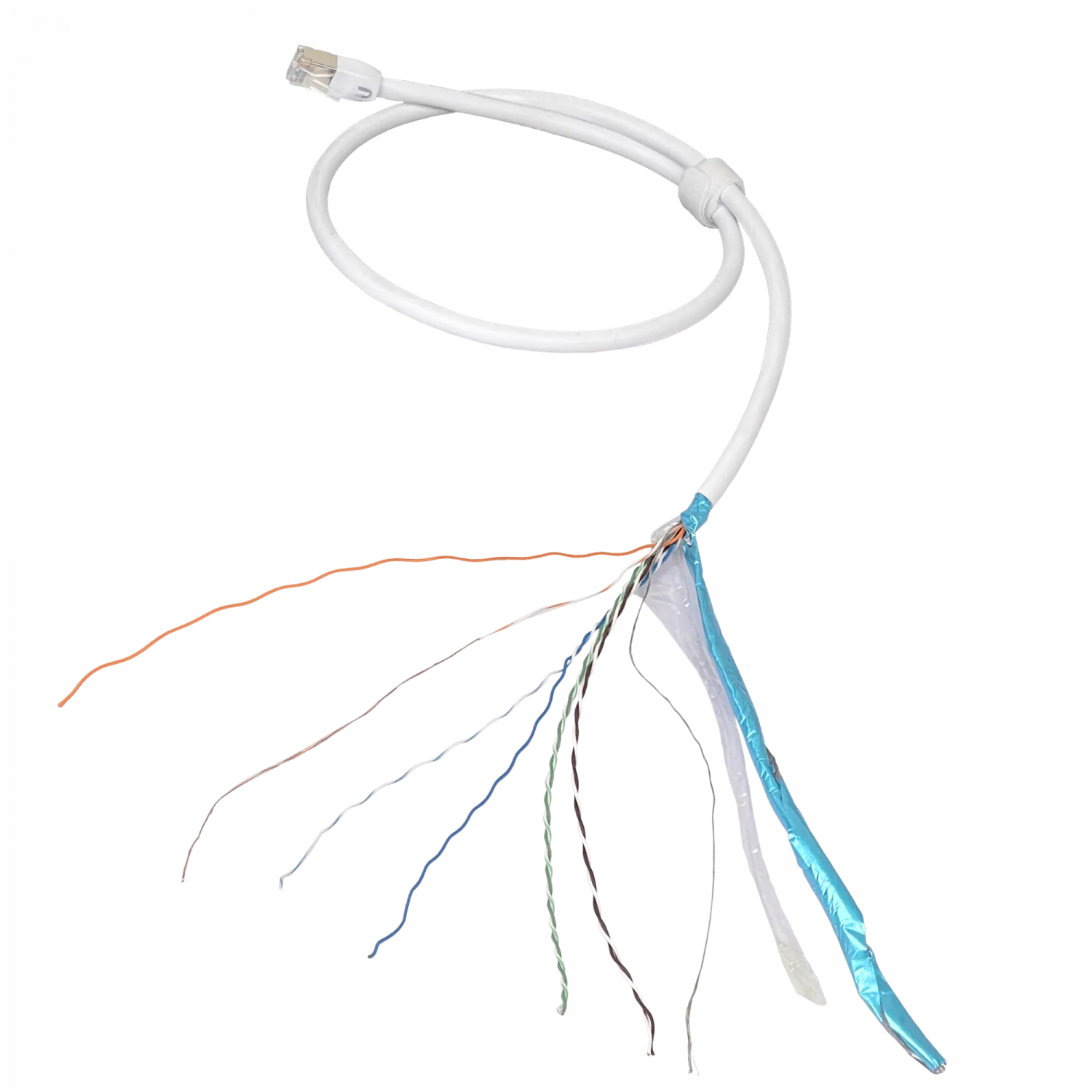 Cable Patch Cat5e Ubiquiti F/UTP Exterior Blanco 2m 4