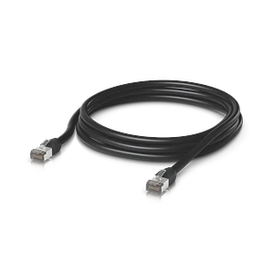 Cable  F/UTP Cat5e UACC-Cable-Patch-Outdoor-3M-BK UBIQUITI 3mt Negro 
