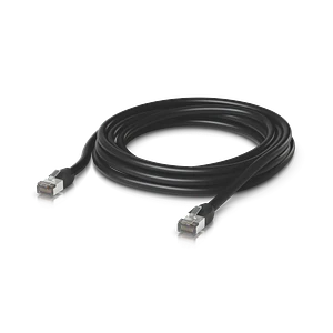 Cable Patch Cat5e Ubiquiti F/UTP Exterior Negro 5m
