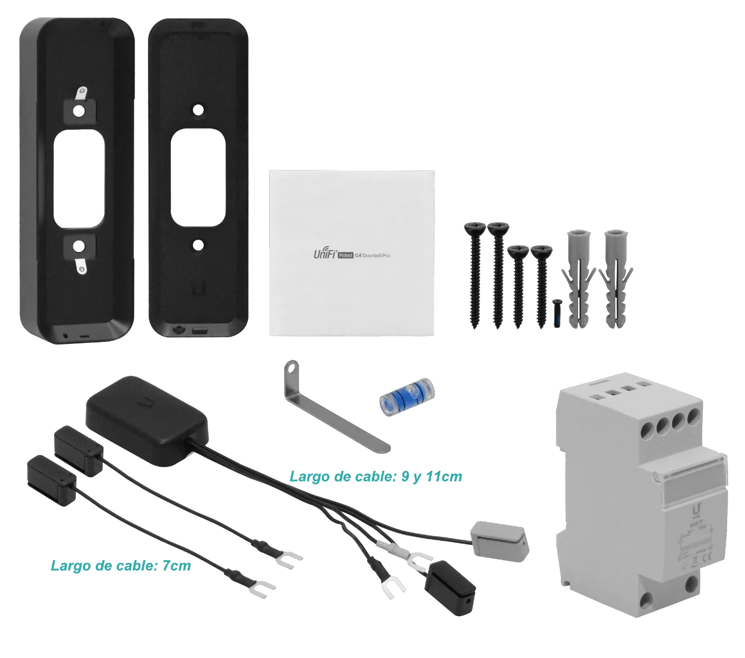 Timbre Inteligente con Cámara Dual y HDR Mejorado, Ubiquiti G4 Doorbell Pro, Negro 5