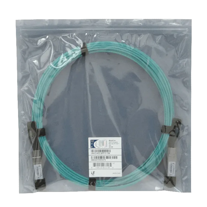 Cable Fibra MM Ubiquiti UA1-10 - SFP+ 10Gbps, 3mm, Longitud 10 mts 4