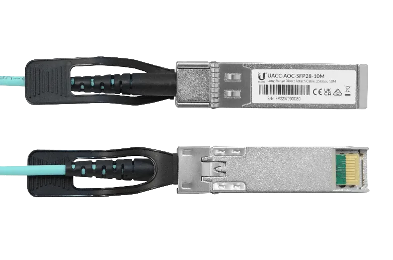 Cable Fibra MM Ubiquiti UA2-10 - SFP28 25Gbps, 3mm, Longitud 10 m 2