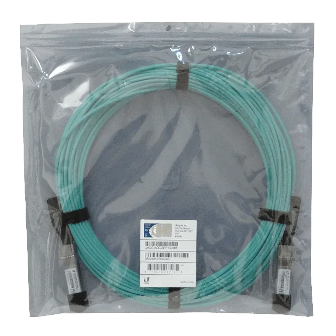 Cable Fibra MM Ubiquiti UA1-20 - SFP+ 10Gbps, Directo, 3mm, Longitud 20m 4