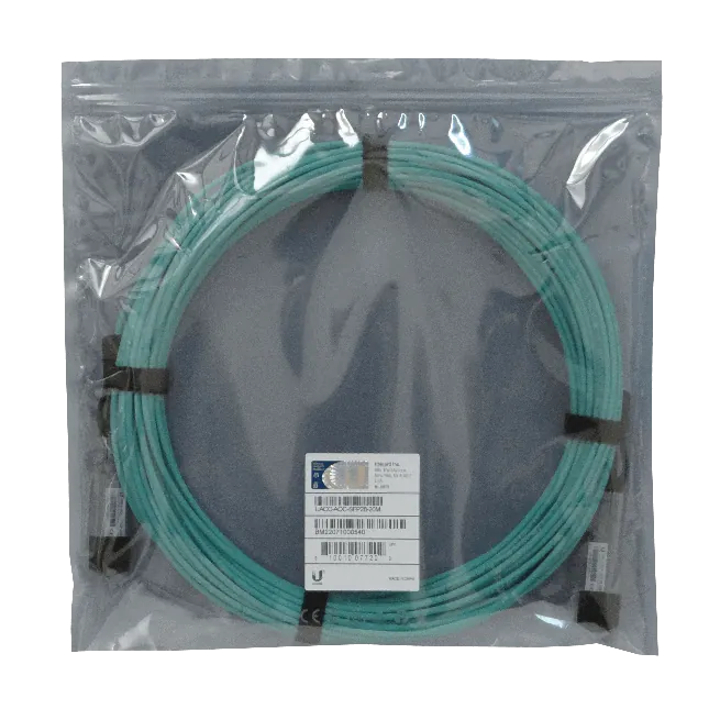 Cable Fibra MM Ubiquiti UA2-20 - SFP28 25Gbps, Directo, 3mm, Longitud 20m 4