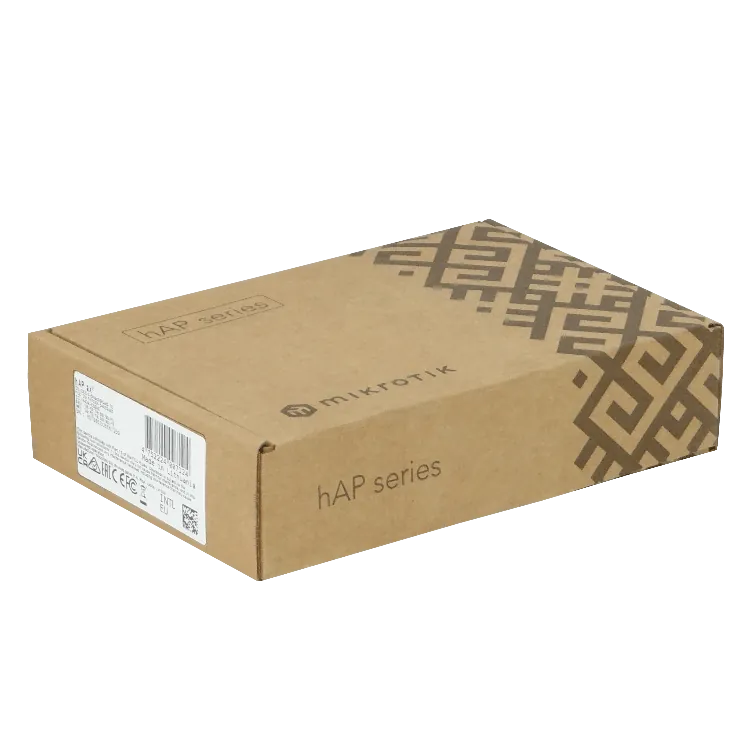 Router Inalámbrico MikroTik hAP ax² - Wi-Fi 6 Dual Band, 5x Puertos Ethernet, PoE In/Out 8