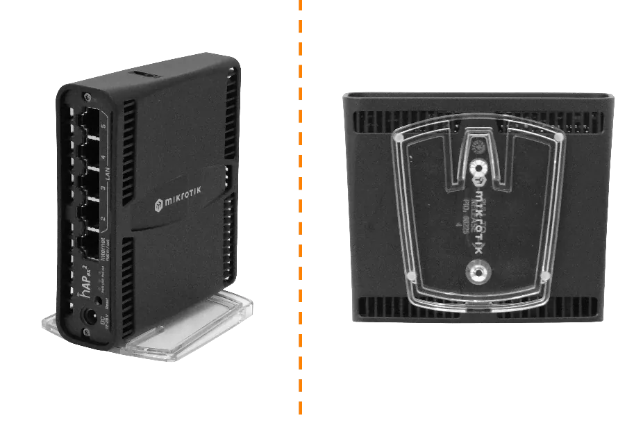 Router Inalámbrico MikroTik hAP ax² - Wi-Fi 6 Dual Band, 5x Puertos Ethernet, PoE In/Out 5