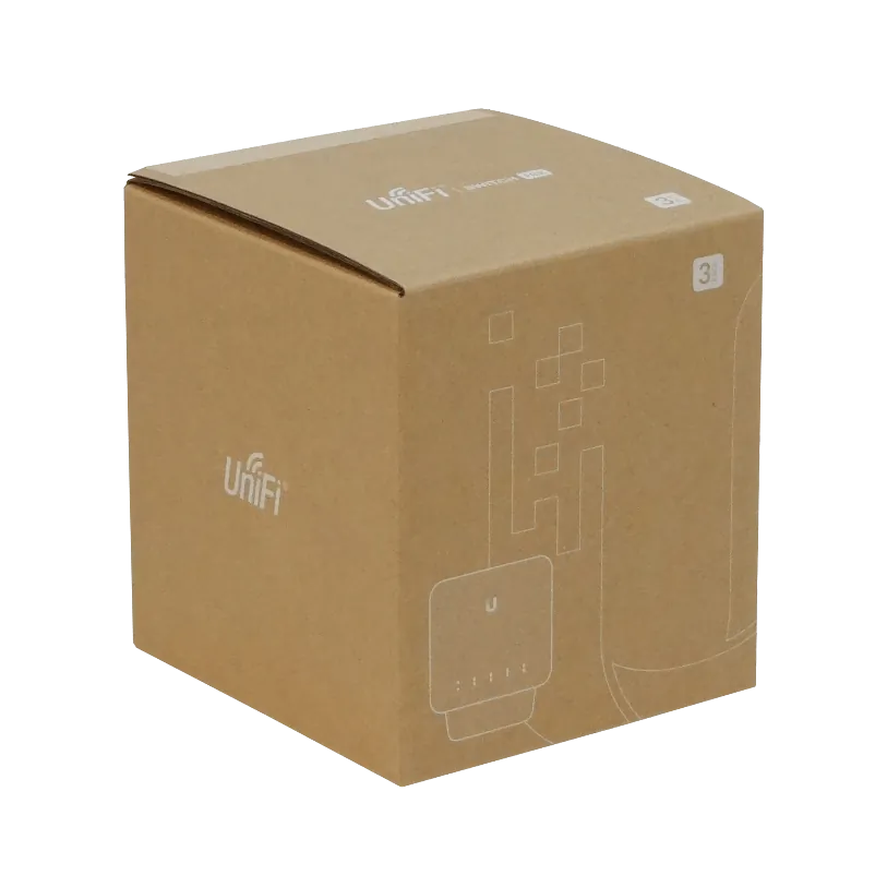 3 x Conmutador Gigabit de 5 Puertos con PoE para Interior/Exterior, Ubiquiti UniFi Switch Flex 6