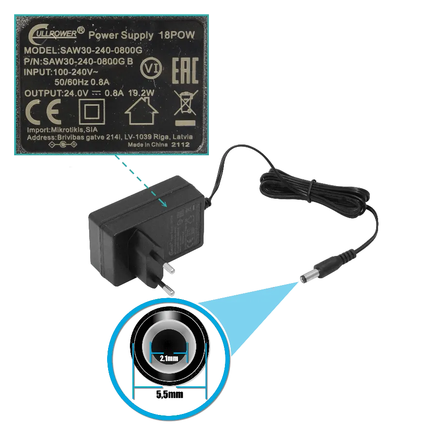 PTP MikroTik ATL-LTE18 CAT18 6-Antenas 1200/150Mbps L3 24V 315mm 6