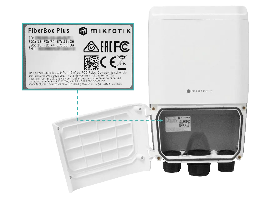 Switch Exterior MikroTik FIBERBOX-PLUS, 1G, 4-SFP+ 10G, IP66, 48V, CRS305  4