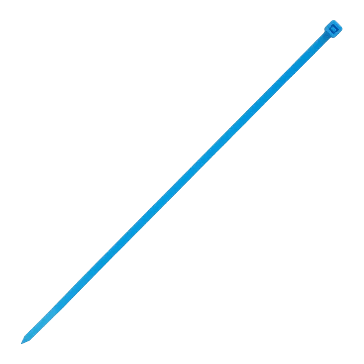 Amarra Plastica Nylon 3.5x200mm 50-un 200x3,5mm Azul  3