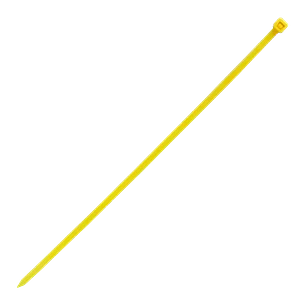 Amarra Plastica Nylon 3.5x200mm 50-un 200x3,5mm Amarillo 