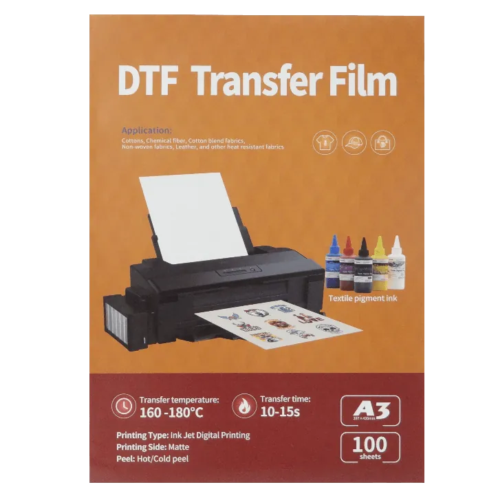 Tinta DTF Negra 100ml para Estampado Textil en Botella 2