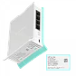 Router Inalámbrico MikroTik hAP ax lite - Wi-Fi 6, 2.4 GHz, 4 Puertos Gigabit Ethernet - Miniatura 3