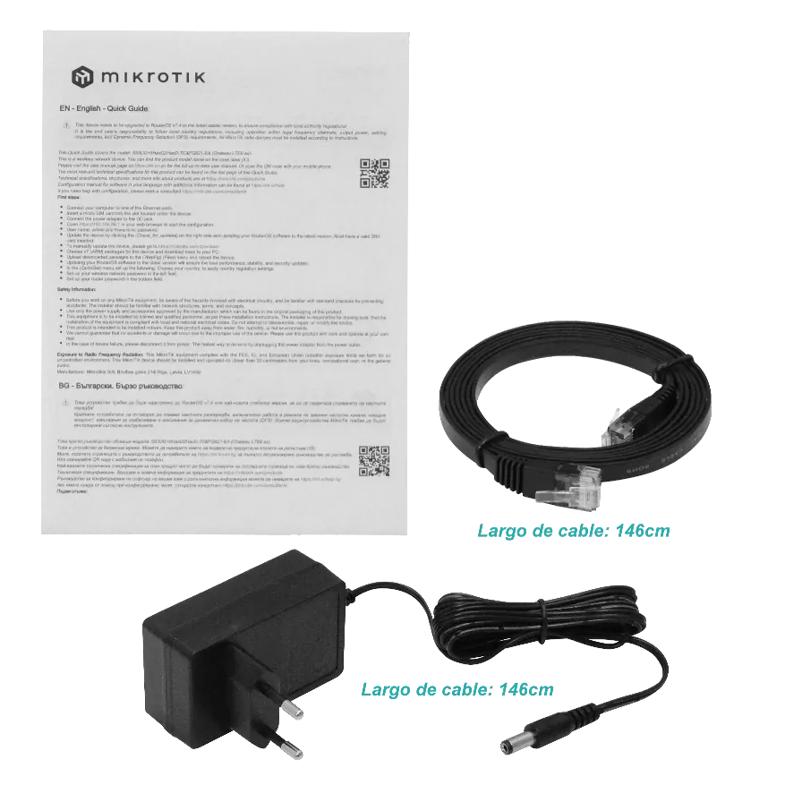 Router WiFi 6 con LTE CAT6 y Puertos 2.5GbE, MikroTik Chateau LTE6 AX, MIMO 2x2 4