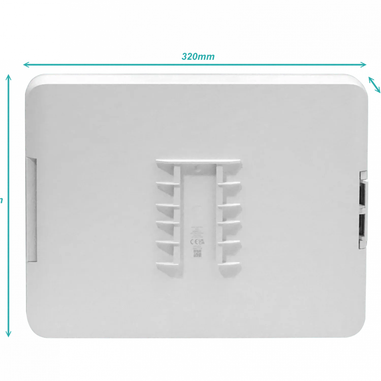 UBIQUITI Caja Exter IPX6 p/UISP-R p/UISP-S Muro Poste35-60mm 32x25x4cm 7