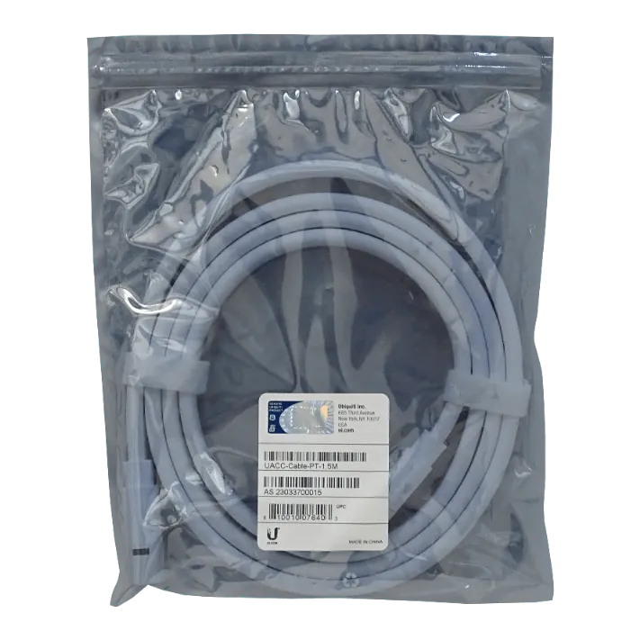 Cable TransPort TPE VW-1 para PT-120W, 1.5m, UV-Resistente Exterior, Ubiquiti UACC-CABLE-PT-1.5M 3
