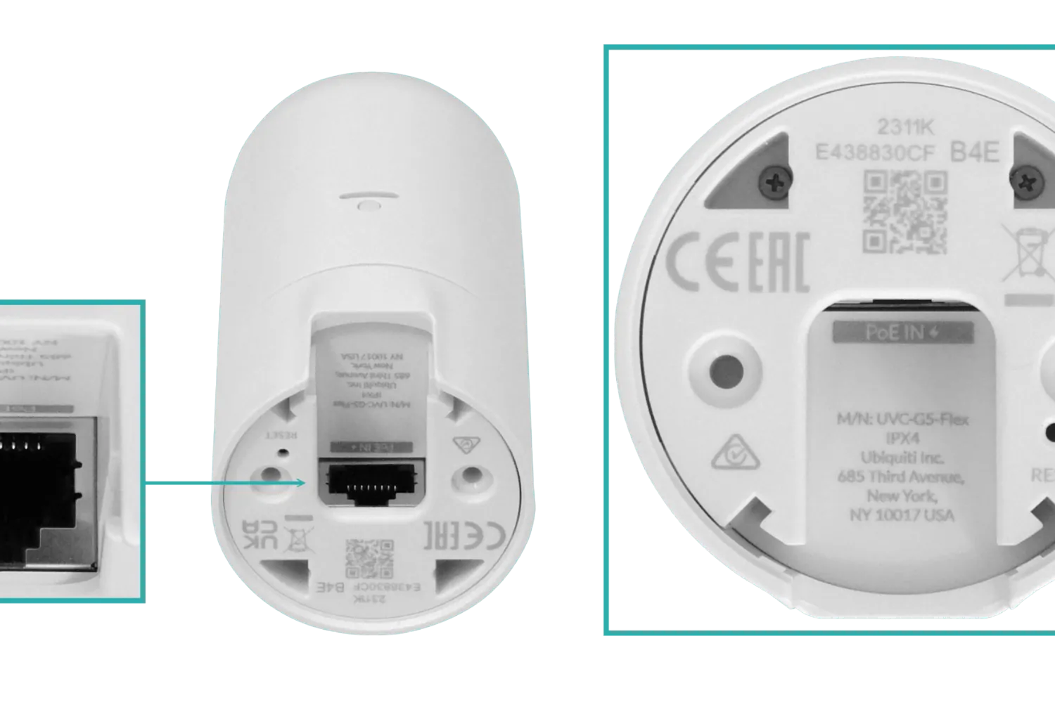 Cámara de Vigilancia Ubiquiti G5 Flex, 2K, HD con Visión Nocturna, Micrófono Integrado 7