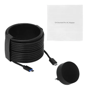 Adaptador de Corriente para Doorbell Pro G4 Doorbell Pro AC Adapter, Color Negro